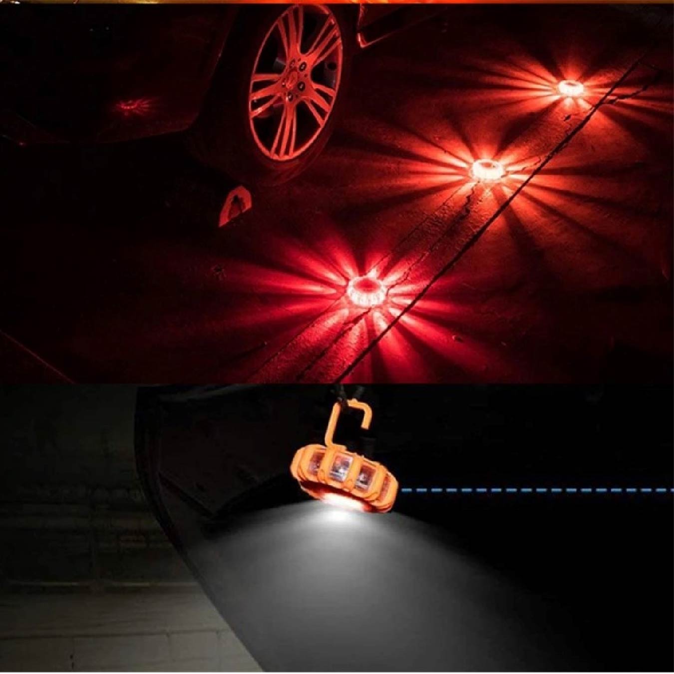 Luces de Advertencia LED Recargables para Coche