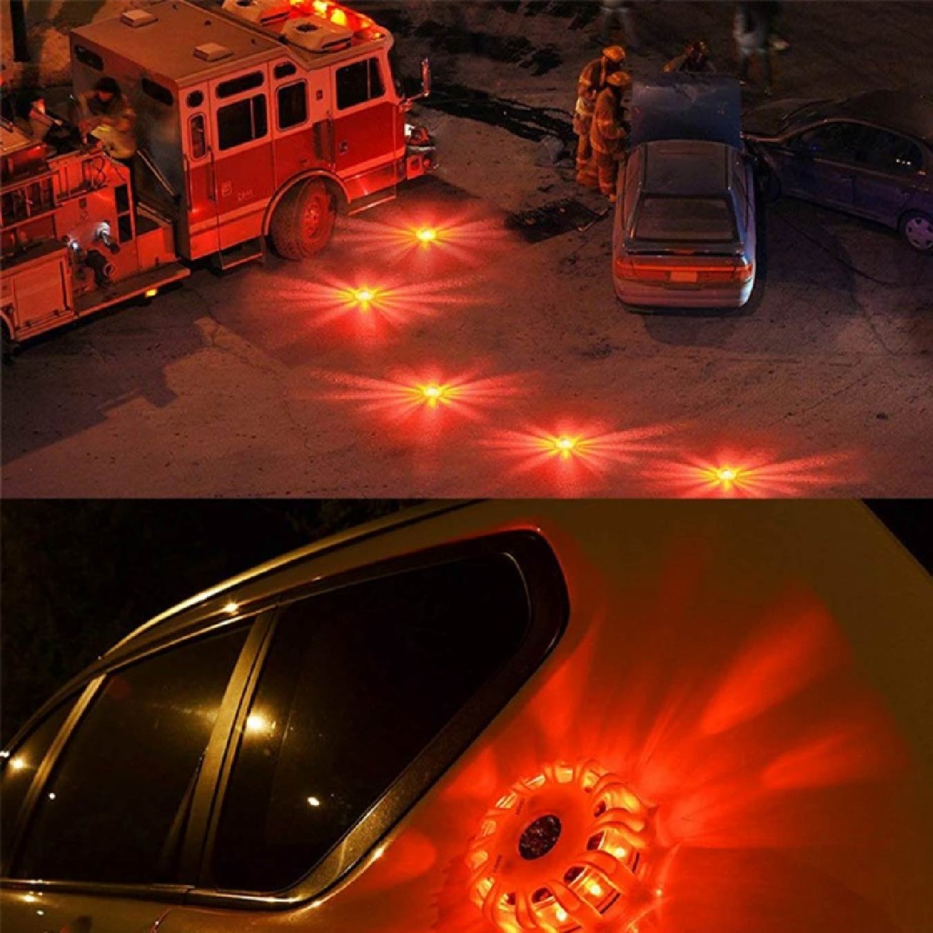 Luces de Advertencia LED Recargables para Coche