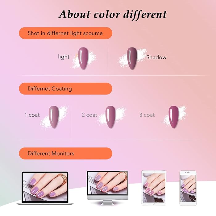 Kit de esmalte de uñas de gel juego de 17 esmaltes