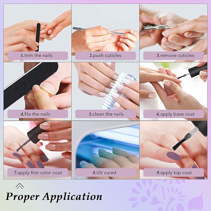 Kit de esmalte de uñas de gel juego de 17 esmaltes