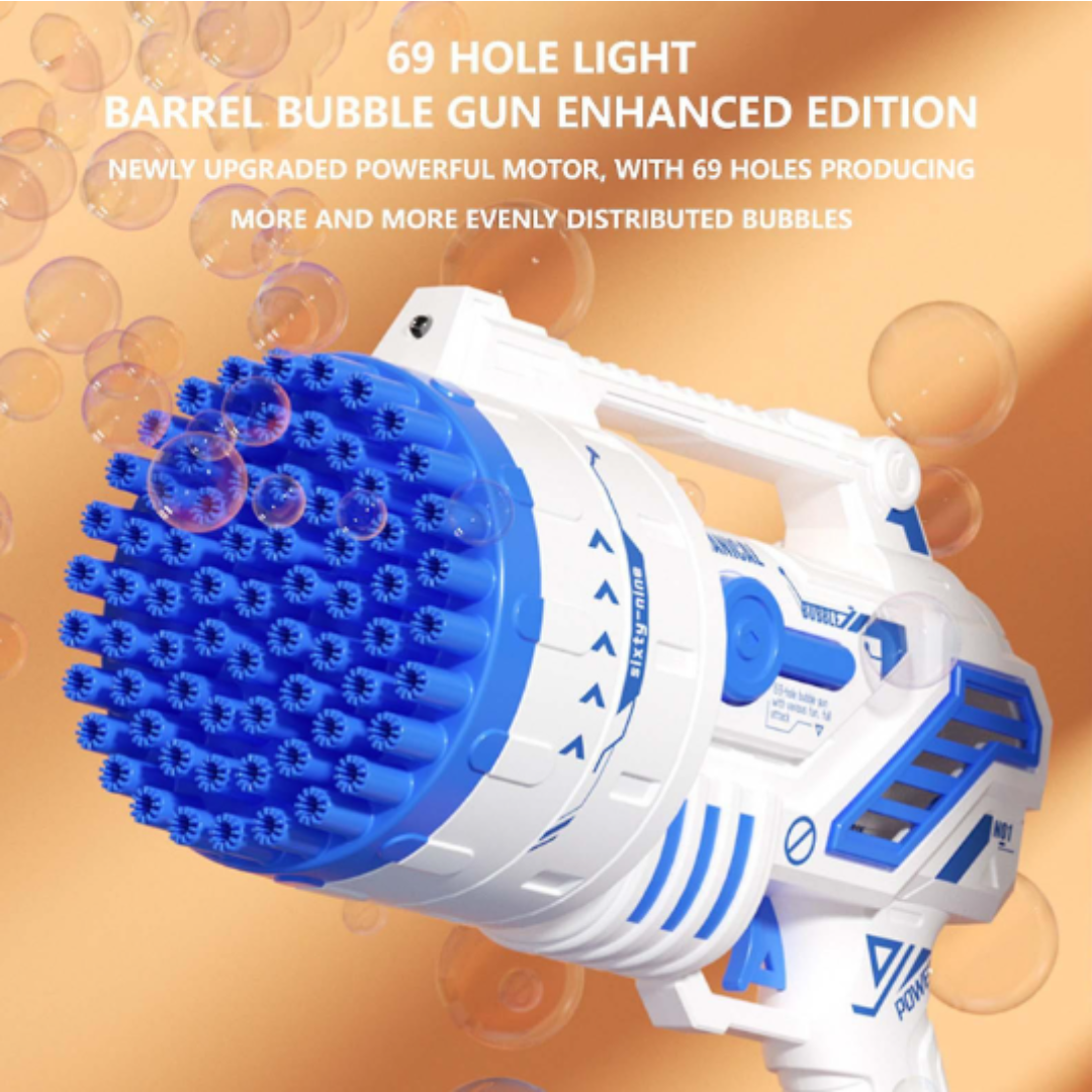 Astronauta Espacial Máquina de Burbujas Gatling Automática de 10 agujeros 50ml