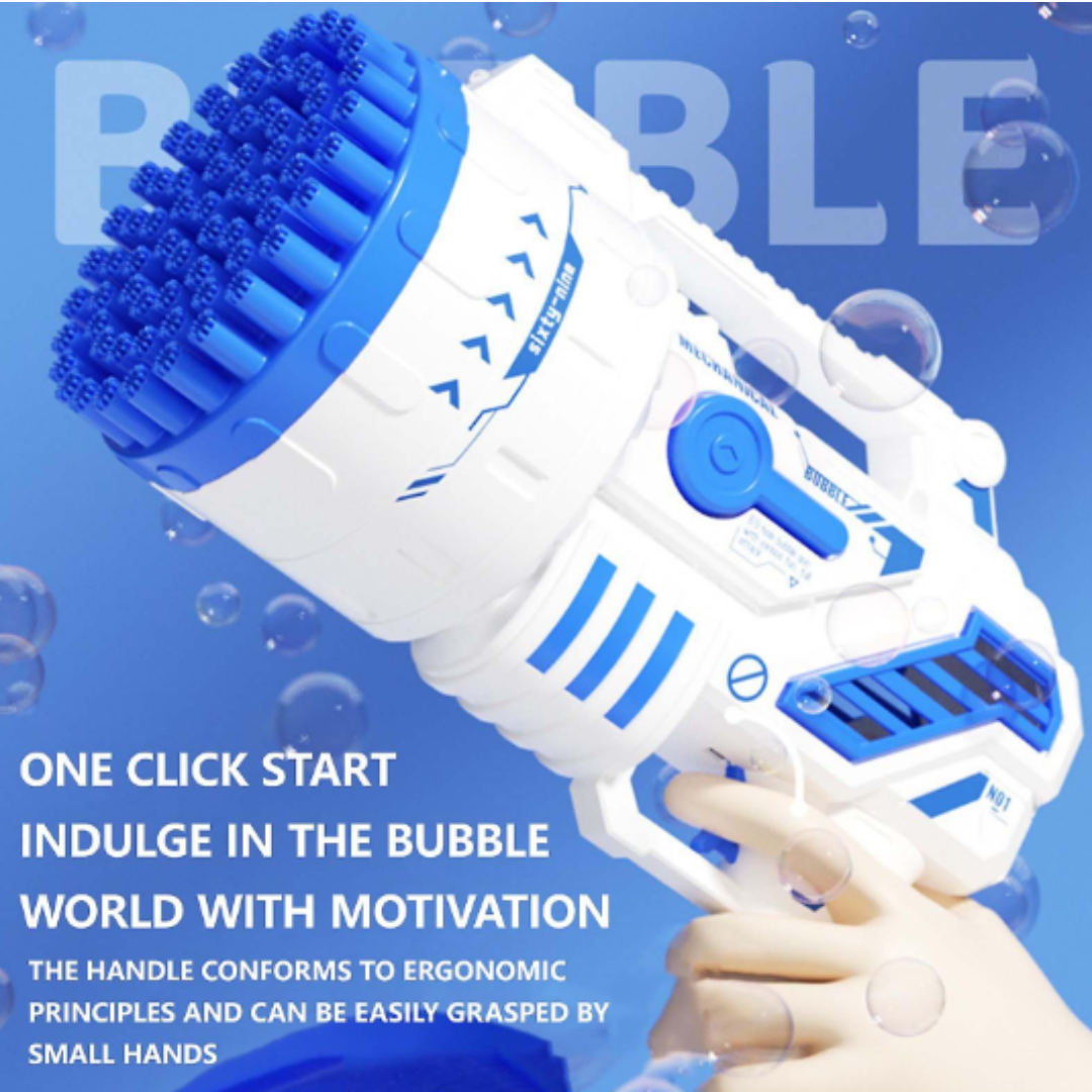 Astronauta Espacial Máquina de Burbujas Gatling Automática de 10 agujeros 50ml