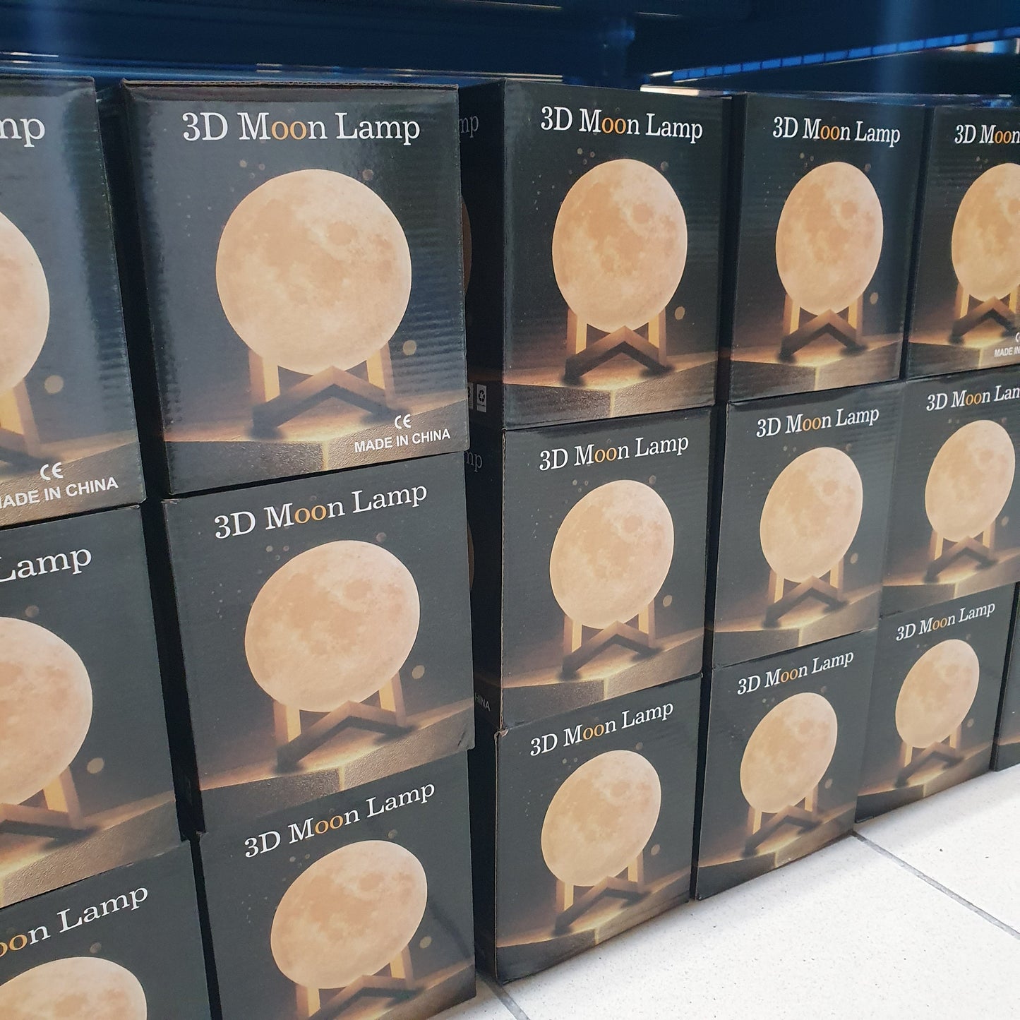 Lámpara de luna 3d