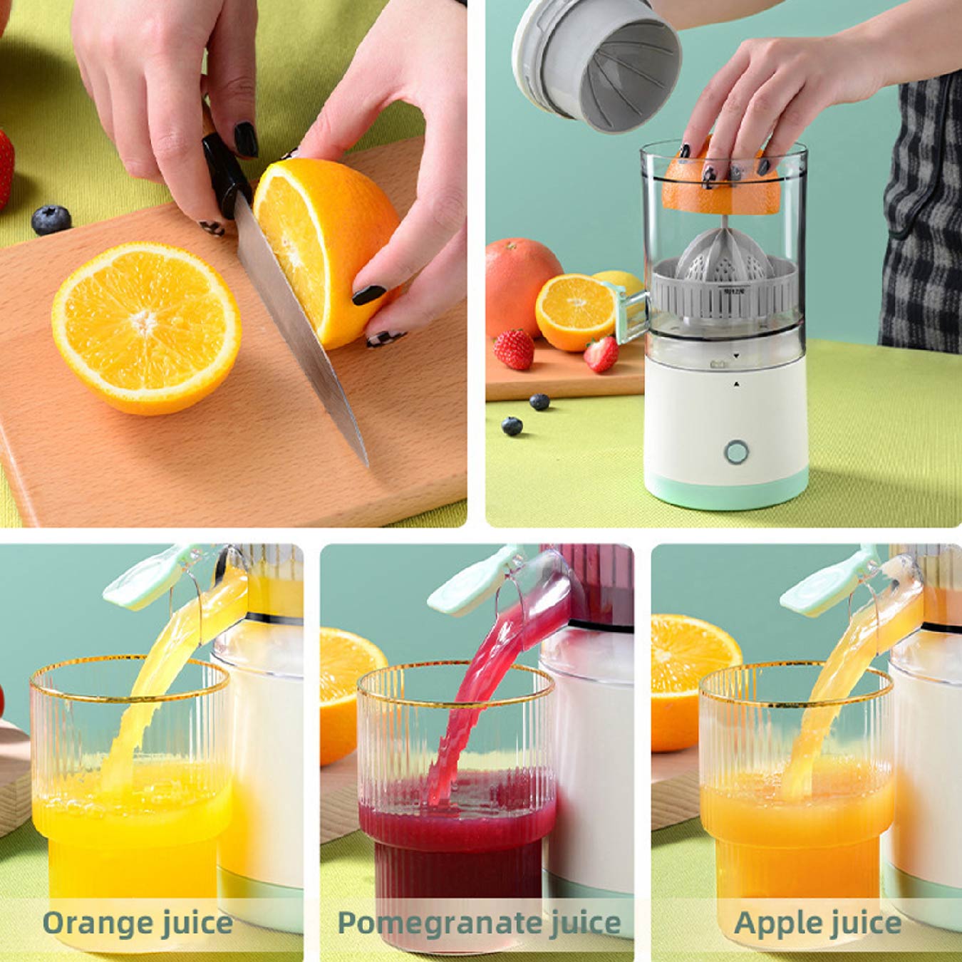 Exprimidora de Frutas portátil Recargable USB