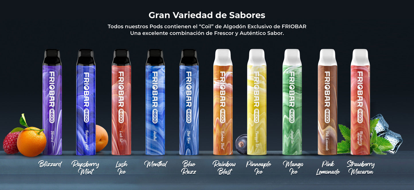 FRIOBAR VAPERS (pack de 5 unidades variadas)
