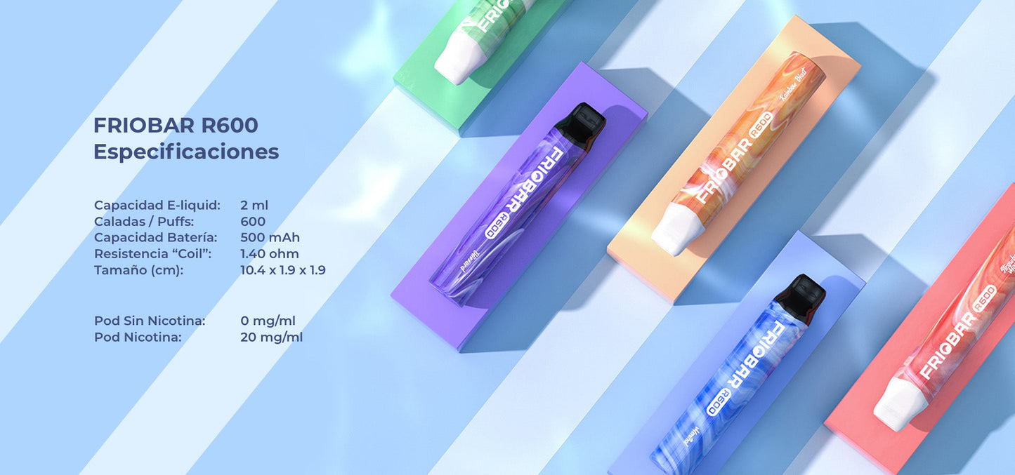 FRIOBAR VAPERS (pack de 5 unidades variadas)