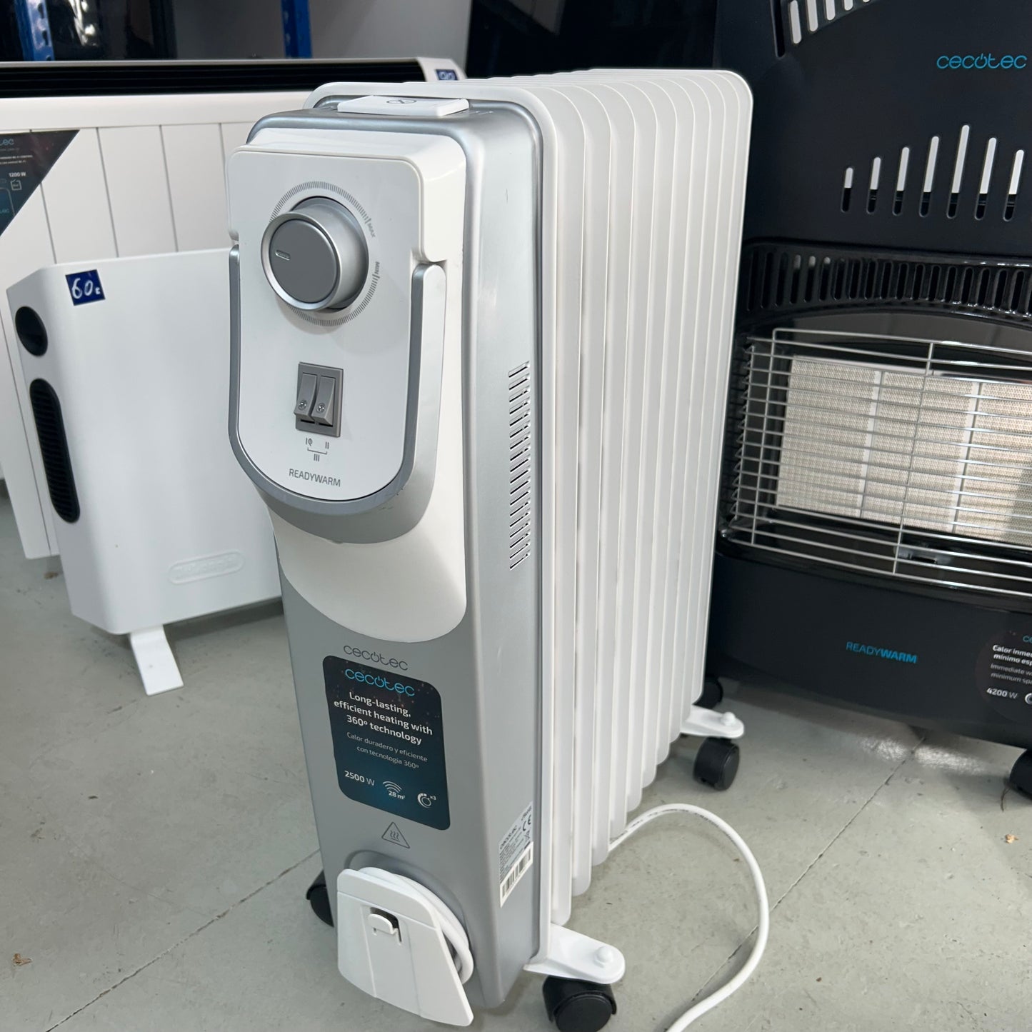 Radiador de aceite de 11 módulos 2500 W