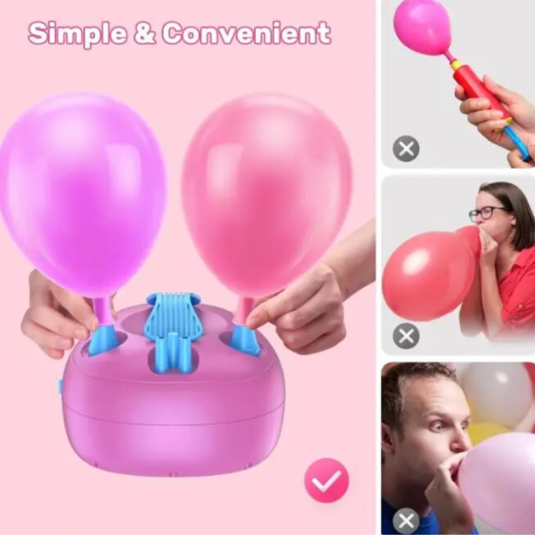 Inflador de globos eléctrica para fiesta