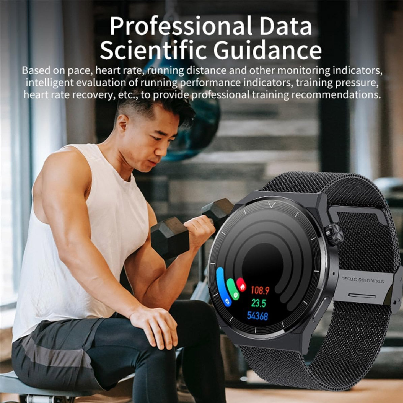 Reloj Inteligente Nfc Para Hombre Gt3