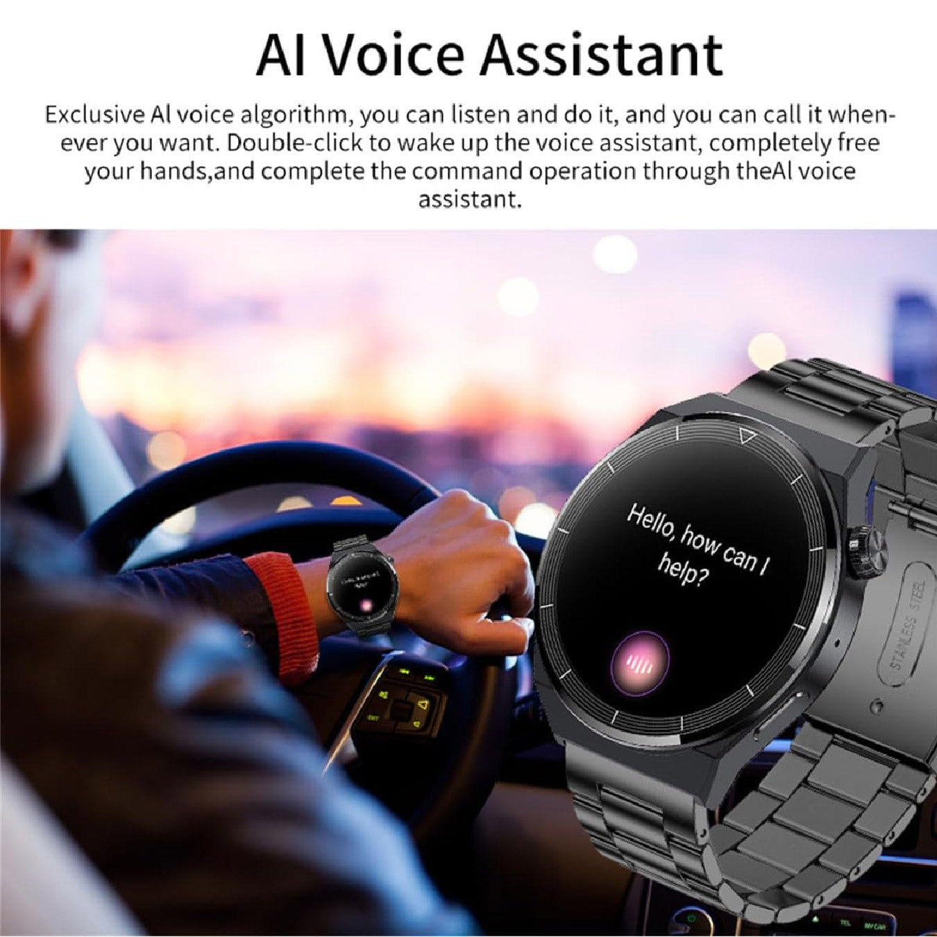 Reloj Inteligente Nfc Para Hombre Gt3