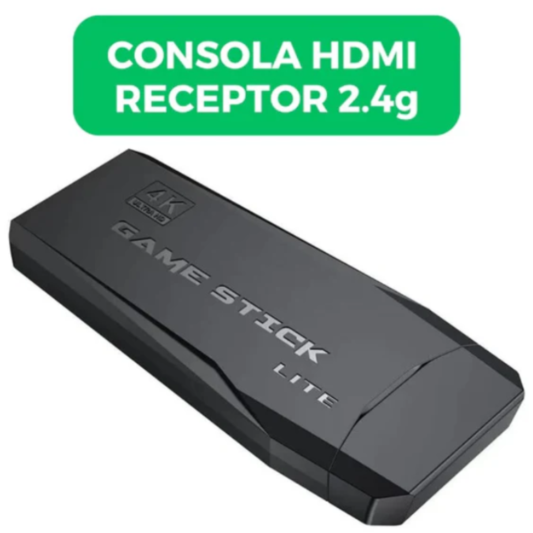 Consola retro con controladores inalambricos