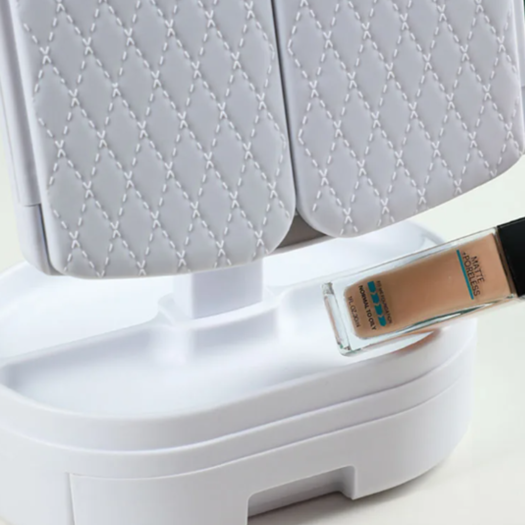 Espejo con Lámpara Led plegable de escritorio