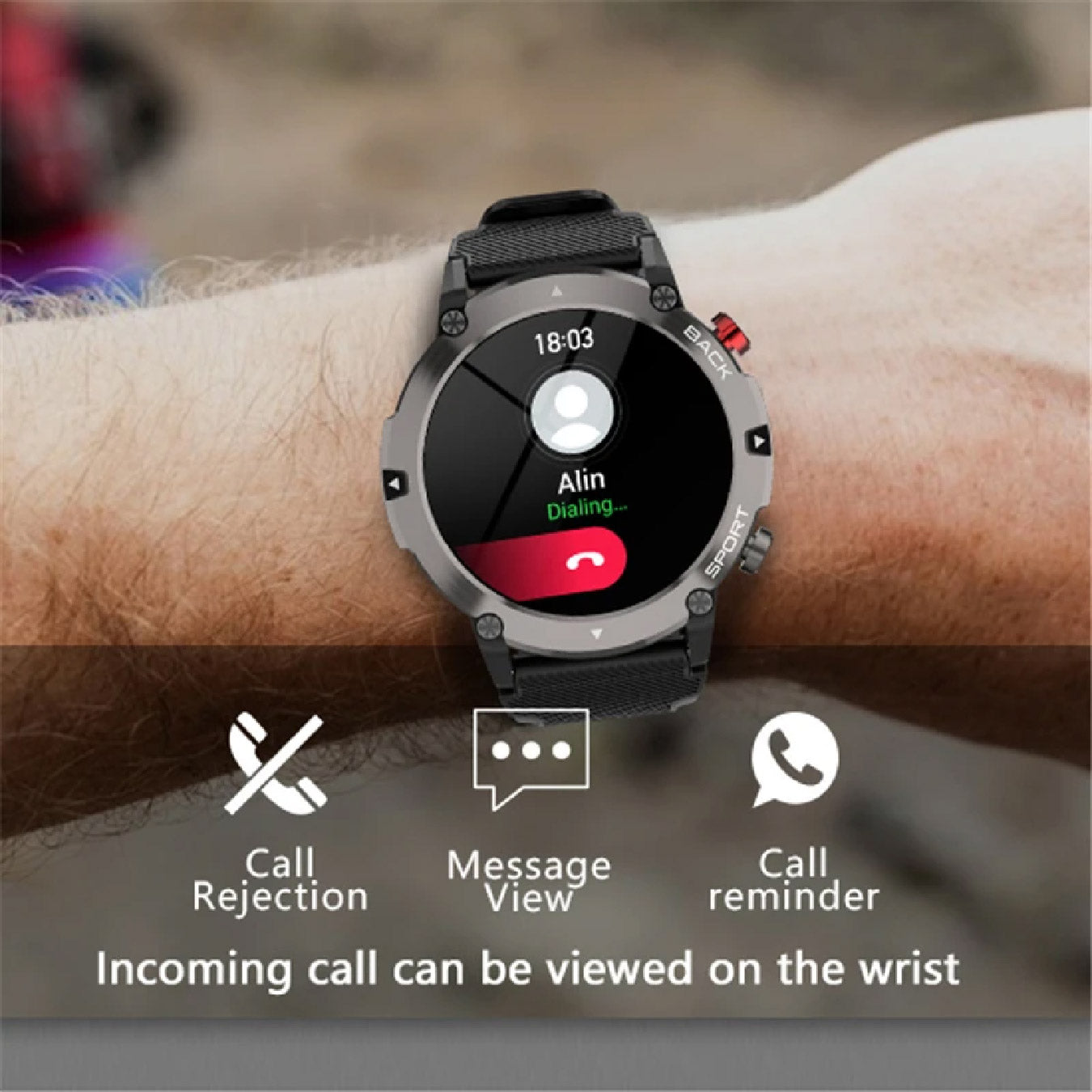 Reloj Smartwatch C21 Smart Watch Men Bluetooth
